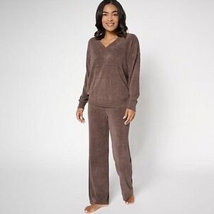 Barefoot Dreams Loungewear 2 pc Set Java Petite Medium New With Tags